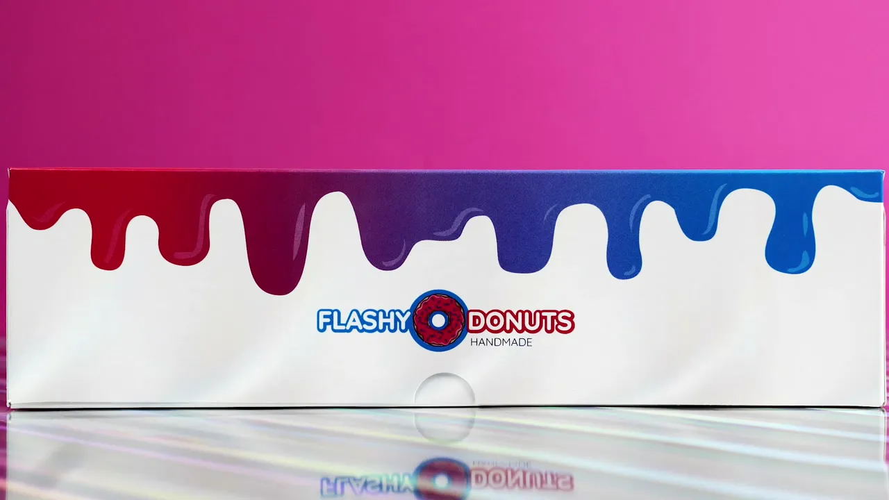 Flashy Donuts Food Ad Standbild